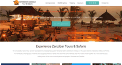 Desktop Screenshot of experiencezanzibartours.com