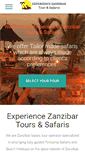 Mobile Screenshot of experiencezanzibartours.com